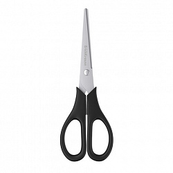 Ножницы ERICH KRAUSE "Standard", 170 мм, черные, в картонной упаковке с европодвесом, 14861