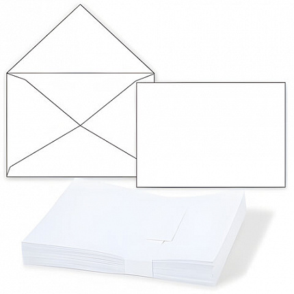 Конверты С4 (229х324 мм), без клея, 100 г/м2, КОМПЛЕКТ 500 шт., треугольный клапан