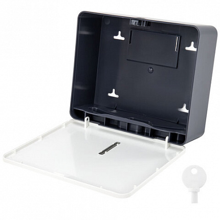 Диспенсер для полотенец LAIMA PROFESSIONAL SUPER (Система H2), Z-сложения, ABS-пластик, белый, 609505