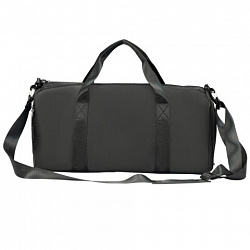 Сумка спортивная HEIKKI MOVE PLUS (ХЕЙКИ) с отделением для обуви и мокрых вещей, черная, 21x45x20 см, 272626