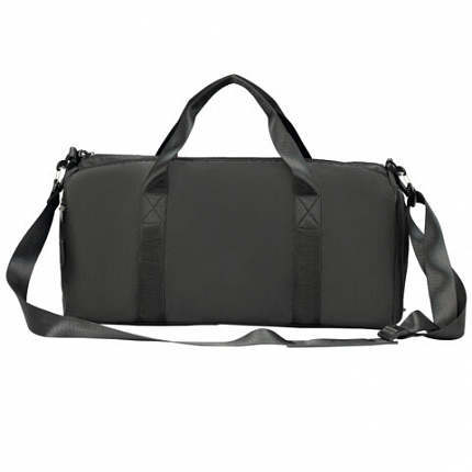 Сумка спортивная HEIKKI MOVE PLUS (ХЕЙКИ) с отд. для обуви и мокрых вещей, черная, 21x45x20 см, 272626