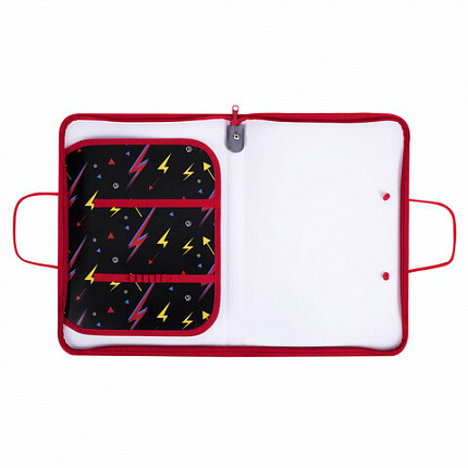 Папка для труда на молнии с ручками ПИФАГОР А4, 1 отделение, пластик, органайзер, "Street Legend", 271473