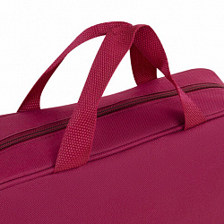 Папка на молнии с ручками STAFF EVERYDAY А4, 1 отделение, полиэстер, 80 мм, бордовая, 272187