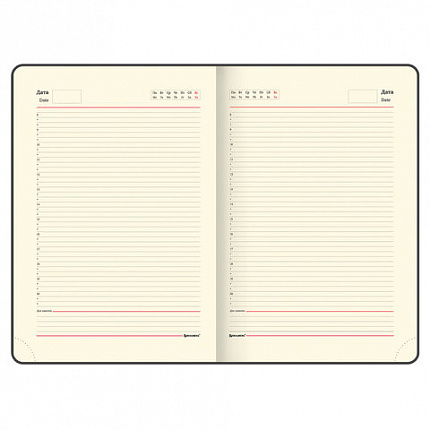 Ежедневник недатированный БОЛЬШОЙ ФОРМАТ 210х297 мм А4, BRAUBERG "Status", 160л, черный, 113360