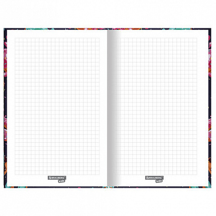 Блокнот А5 (134х206 мм), 80 л., твёрдый, клетка, выборочный лак, BRAUBERG KIDS, "Donuts", 114425