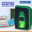 Пенал BRAUBERG, 1 отделение, 2 откидные планки, полиэстер, 21х14 см, "Digital spider", 273528