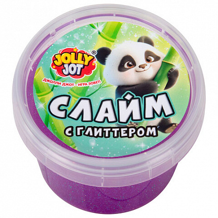 Слайм МИКС, 100 г, АССОРТИ, 8 видов, JOLLY JOT (ДЖОЛЛИ ДЖОТ), 667321
