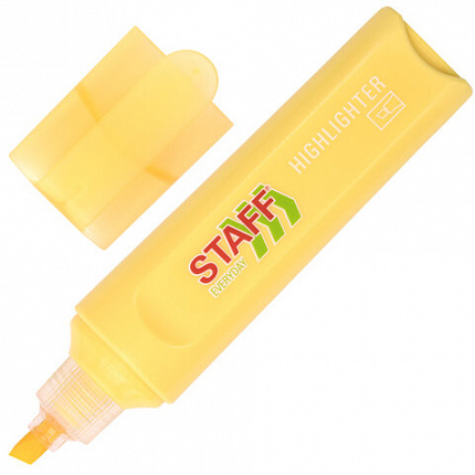 Набор текстовыделителей 12 ЦВЕТОВ, STAFF "EVERYDAY HL-720", 6 неоновых цветов + 6 пастельных цветов, линия 1-5 мм, 152557