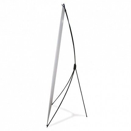 Стенд мобильный для баннера "X-banner А2", размер рекламного поля 800х2000 мм, углепластик, 290518