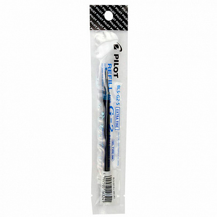 Стержень гелевый PILOT, 110 мм, СИНИЙ, узел 0,5 мм, линия письма 0,3 мм, BLS-G2-5