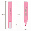 Текстовыделитель ЮНЛАНДИЯ "COLORSTAR PASTEL", ПАСТЕЛЬНЫЙ РОЗОВЫЙ, линия 1-4 мм, 151712