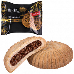 Печенье песочное DR.FINIK "Солнышко" с начинкой из финика и кокоса, БЕЗ САХАРА, 700 г