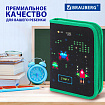 Пенал BRAUBERG с наполнением, 1 отделение, 1 откидная планка, 24 предмета, 21х14 см, "Space strike", 273534