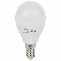 Лампа светодиодная ЭРА STD, 11 (100) Вт, цоколь E14, шар, нейтральный белый свет, 35000 ч., LED P45-11W-840-E14, Б0032988