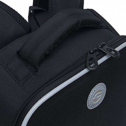 Ранец GRIZZLY анатомическая спинка, облегченный, 1 отделение, для девочек, "UNIQUE", 37х26х16 см, RAw-496-1/2