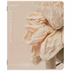 Тетрадь А5, 48 л., BRAUBERG, скоба, клетка, SoftTouch, "Пастельная", (микс в спайке), 405330