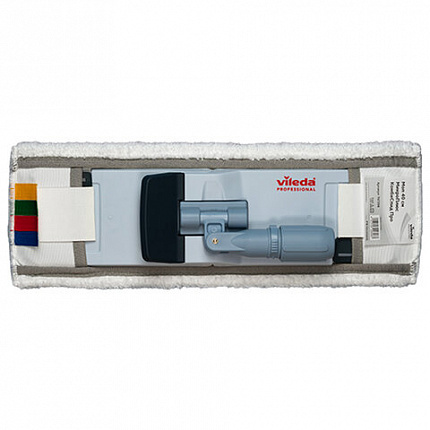 Насадка МОП плоская 40 см, VILEDA PROFESSIONAL "МикроПлюс Комби", уши (ТИП УВ) микрофибра / скраб, 167298
