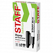 Маркер стираемый для белой доски STAFF "EVERYDAY" WBM-093, ЧЕРНЫЙ, 2,5 мм, тонкий корпус, 151093