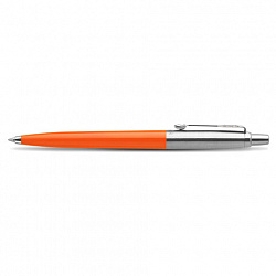 Ручка шариковая PARKER "Jotter Orig Orange", корпус оранжевый, детали хром, блистер, синяя, 2076054