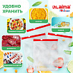 Пакеты с замком-застежкой (слайдер), комплект 10 шт., 3 литра, ПВД, толщина 45 микрон, LAIMA, 606221