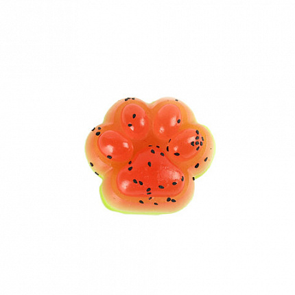Игрушка-антистресс "КОШАЧЬЯ ЛАПКА - СОЧНЫЙ АРБУЗ", 7х6 см, дисплей, JOLLY JOT (ДЖОЛЛИ ДЖОТ), 665775
