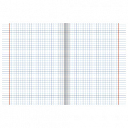 Тетрадь А5 48 л. АЛЬТ скоба, клетка, Soft Touch, фольга, "ЗЕФИРНОЕ НАСТРОЕНИЕ", 7-48-569