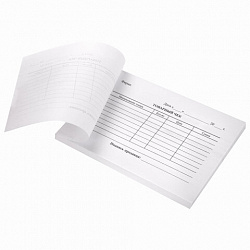 Бланк бухгалтерский, офсет, "Товарный чек", А6 (98х136 мм), СПАЙКА 100 шт., STAFF, 130136