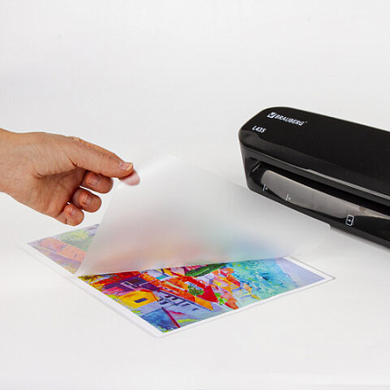 Ламинатор BRAUBERG L435, формат A3, толщина пленки 1 сторона 75-125 мкм, скорость 51 см/мин., 531018