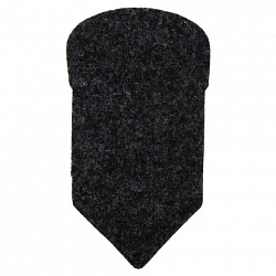 Стиратель магнитный для магнитно-маркерной доски ЮНЛАНДИЯ "Карандаш", 55х100 мм, желтый с рисунком, 237507