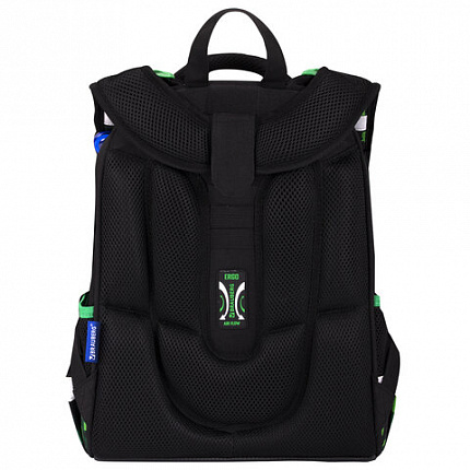 Ранец BRAUBERG PREMIUM, 2 отделения, с брелоком, "Digital spider", LED-ЛАМПОЧКИ, 38х29х16 см, 273101