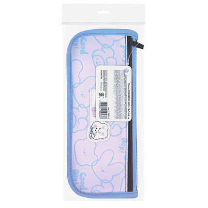 Пенал мягкий BRAUBERG KIDS, 2 отделения, полиэстер, "Bunny", 22x10x6 см, 273552