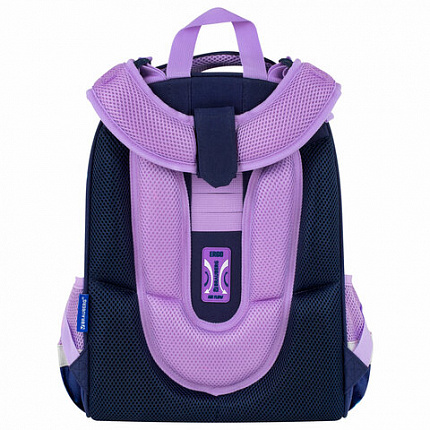 Ранец BRAUBERG PREMIUM, 2 отделения, с брелоком, "Night catcher", СВЕТЯЩИЙСЯ, 38х29х16 см, 273099