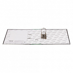 Папка-регистратор ОФИСМАГ, фактура стандарт, с мраморным покрытием, 75 мм, зеленый корешок, 225585