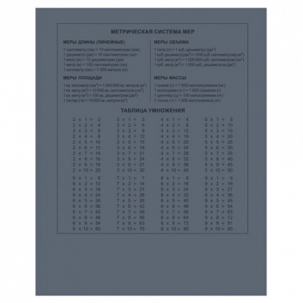 Тетрадь 12 л., HATBER Premium, клетка, обложка картон, плотная бумага 80 г/м2, "NEWtone" Серый агат, 089684, 12Т5A1_05060