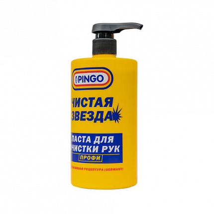 Паста очищающая с абразивом, флакон с дозатором 700 мл, PINGO (Пинго), ЧИСТАЯ ЗВЕЗДА, от стойких загрязнений, 85010-15