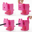 Точилка механическая ПИФАГОР "Study", корпус розовый, 229797