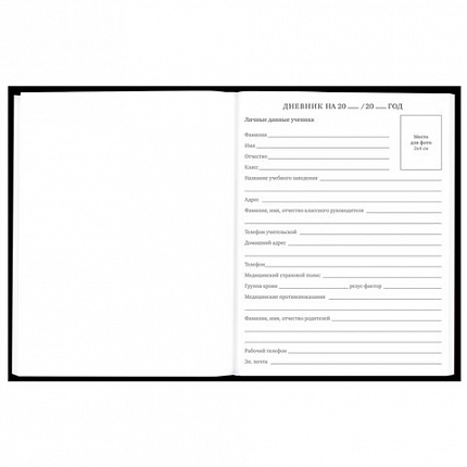 Дневник 5-11 класс 48 л., твердый, BRAUBERG, матовая ламинация, с подсказом, "Гитара", 107185