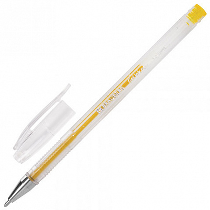 Ручки гелевые BRAUBERG "Jet", НАБОР 6 ЦВЕТОВ, БЛЕСТКИ, узел 1 мм, линия письма 0,8 мм, 141030