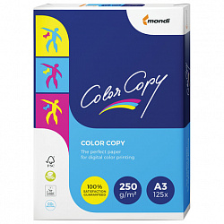 Бумага COLOR COPY, А3 (297х420), 250 г/м2, 125 л., для полноцветной лазерной печати, А++, 161% (CIE)