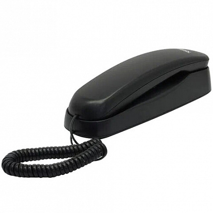 Телефон RITMIX RT-002 black, удержание звонка, тональный/импульсный режим, повтор, черный, 80002229