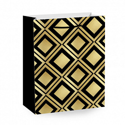 Пакет подарочный (1 штука) 11х6х15 см (S), "Collection Small", ассорти, глиттер, фольга, пушистый хвостик, ЗОЛОТАЯ СКАЗКА, 700803