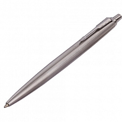 Ручка шариковая PARKER "Jotter XL Monochrome Stainless Steel CT", корпус серебристый, сталь, синяя, 2122756