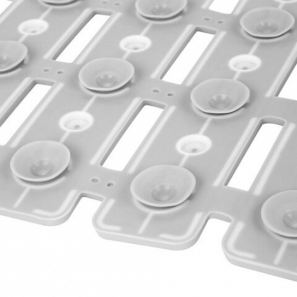 Коврик для ванны противоскользящий износостойкий 68х40 см, "Лесенка", ПП + ТПЭ, присоски, PRIMILA (ПРИМИЛА), 700385