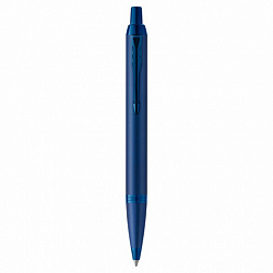 Ручка шариковая PARKER "IM Professionals Monochrome Blue", корпус синий металлик, сталь, синяя, 2172966