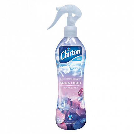 Освежитель воздуха на водной основе 400 мл, CHIRTON (Чиртон) Aqua Light, "После Дождя", 4607145649031