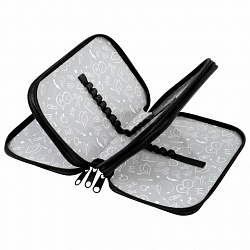 Пенал ПИФАГОР, 3 отделения, ламинированный картон, 19х11 см, "Black camo", 273489