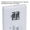 Зеркало настольное с LED-подсветкой для макияжа, размер 24х18 см, складное, увеличение х2, х3, х10, белое, BRABIX, 609337