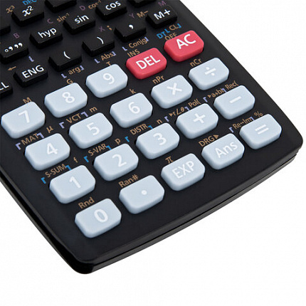 Калькулятор инженерный CROMEX (КРОМЕКС) CX-401BK (155х80 мм), 401 функция, 10+2 разрядов, черный, 273833