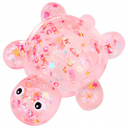 Игрушка-антистресс "ПРОЗРАЧНАЯ ЧЕРЕПАШКА", 8 см, ассорти 4 цвета, дисплей, JOLLY JOT (ДЖОЛЛИ ДЖОТ), 665796