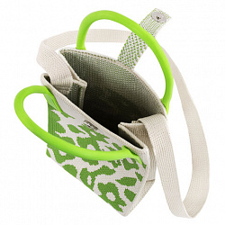 Сумочка-органайзер повседневная HEIKKI KNIT (ХЕЙКИ) кросс боди, вязаная, 17х12х5 см, "Flowers", 273797